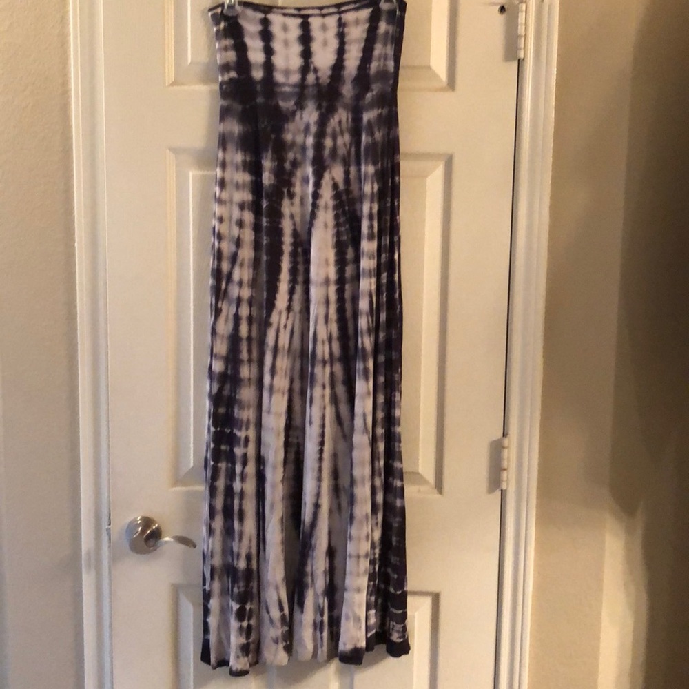 Fold over maxi skirt